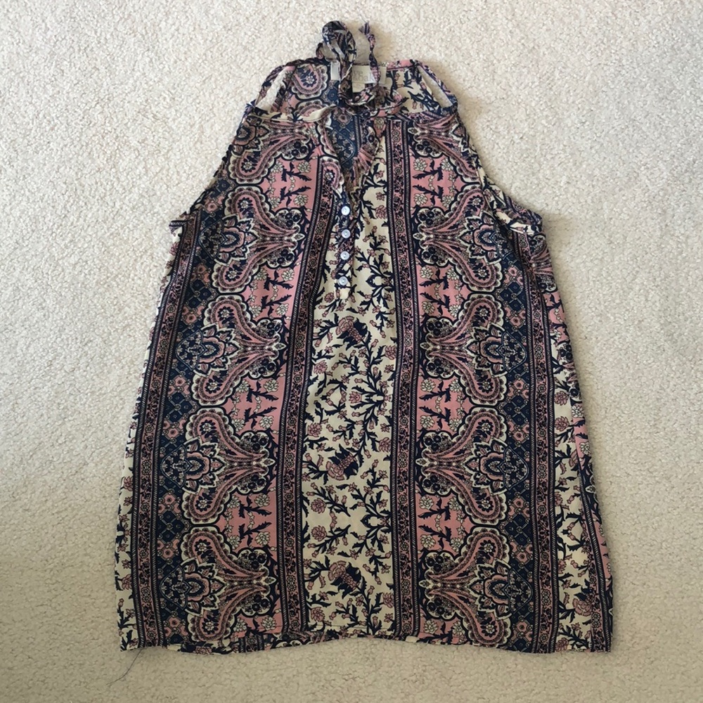 Dressy sheer tank